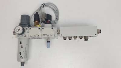 Camozzi Pneumatic Air Regulator and Filter System MC202-D00, MC2-B, MC202-V16