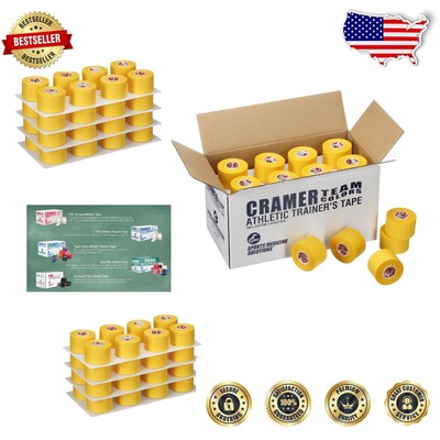 32 Roll Case of Athletic Tape - 1.5'' Wide, Supports Joints & Prevents Injury