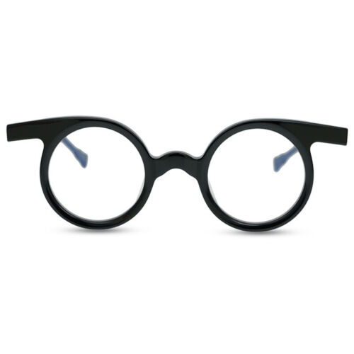 Anteojos redondos para mujer hombre únicos en su tipo marco de gafas negro - Imagen 1 de 21