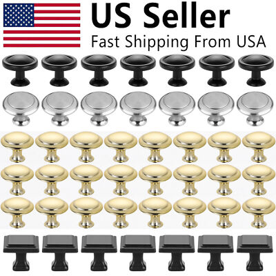 10-50Pcs Door Knobs Hardware Cabinet Handles Cupboard Drawer Kitchen Pulls