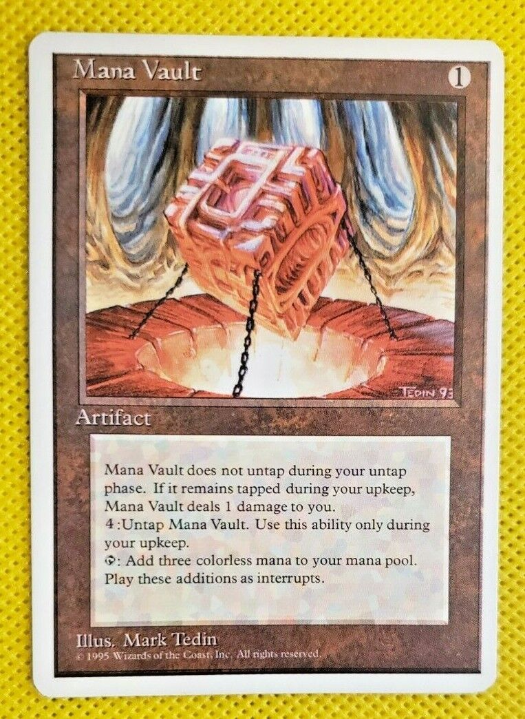 Magic The Gathering 1995 4ta edición #334 Mana Vault raro | eBay Magic The Gathering 1995 4ta edición #334 Mana Vault raro | eBay