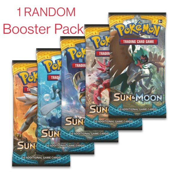 1x Pokemon TCG Sun & Moon Base Set Booster Pack New Factory