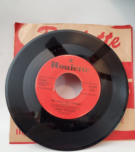 Jimmie Rodgers OH-OH I'M FALLING IN LOVE AGAIN (45) #4045 PLAYS VG+ TO VG++ - Picture 5 of 5