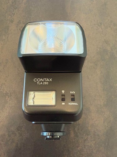 Contax TLA 280 Shoe Mount Flash Strobe Used & Tested From Japan - Picture 5 of 6