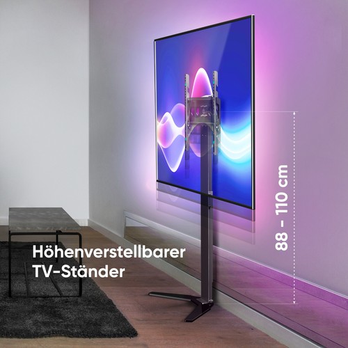 ONKRON Supporto TV da pavimento per 26-65 pollici, fino a 35 kg, TS1140-B RESO - Foto 6 di 8