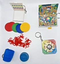 Basic Fun Key Chain Games Lot of 4 Life Twister Trouble Barrel of Monkeys 1998