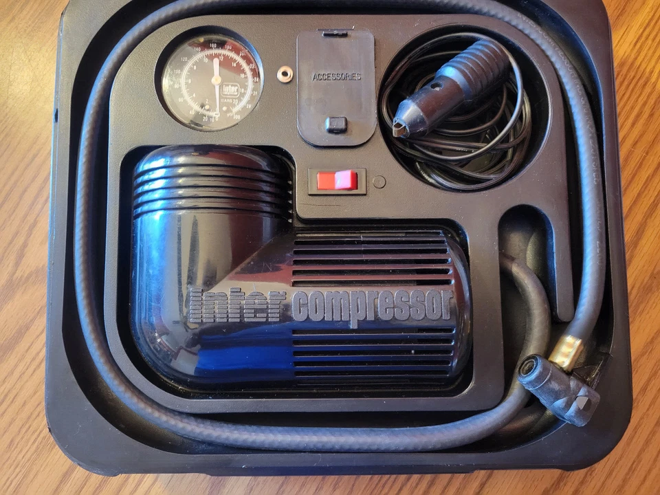 BOMBA INFLADORA PARA REPARO DE PNEUS PORSCHE INTERCOMPRESSOR 911 930 928 944 964 - Imagem 2 de 4