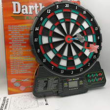 Dart Board Professional Automatic Scoring Electronic Target with 6 Darts 18 Tips