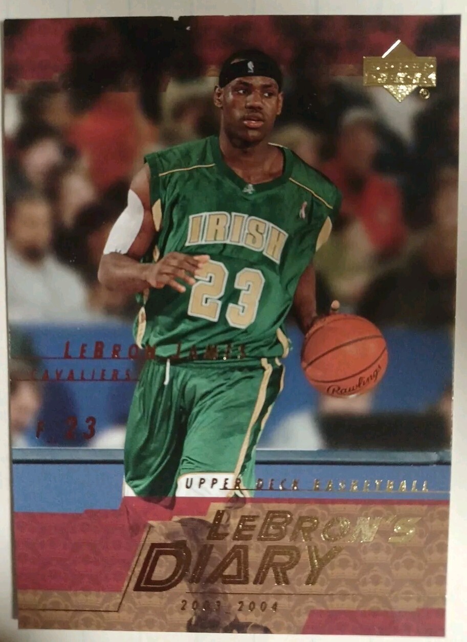 2003 Upper Deck Lebron James Lebrons Diary LJ2
