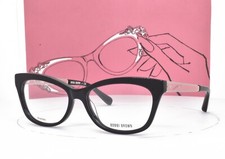 BOBBI BROWN Eyeglasses Black Cat Eye New Authentic 54-15-135 Isabella 807