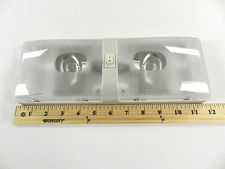 (1) Double Dome Cargo Light 12V Ceiling Interior Camper RV Trailer Incandescent 