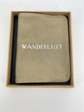 Wanderlust Heavy Canvas Beige Passport Cover Holder Travel ID Document l2