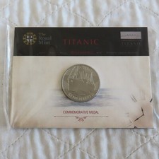 TITANIC REMEMBERED ROYAL MINT COMMEMORATIVE MEDAL - still mint sealed