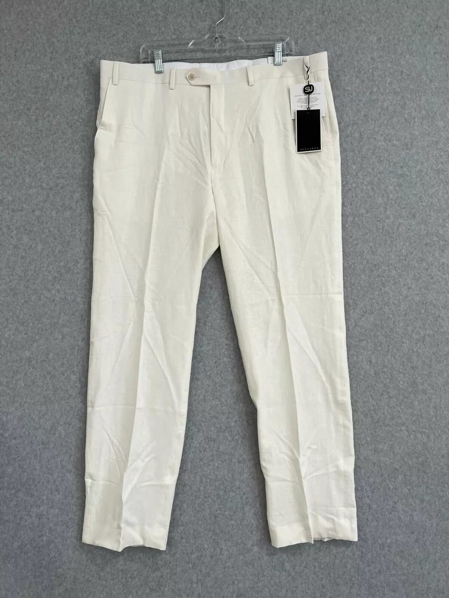 St. John Santana Knit Pants in White