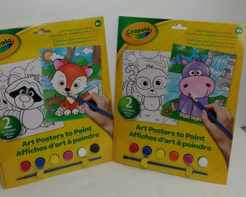 Crayola Poster Kunst Farbe Set 2er Set - Bild 1 von 6