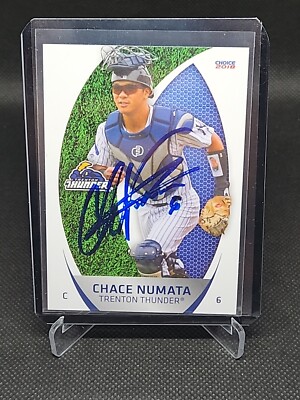 2018 Choice Chace Numata Signed Trenton Thunder Auto | eBay