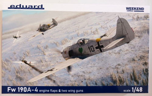 Eduard 84117 Focke Wulf Fw 190A-4 flap motore, pistole a 2 ali - Kit fine settimana 1:48 - Foto 1 di 2