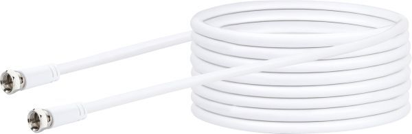 Thumbnail - Schwaiger Sat Anschlusskabel Kvchq100 532 (90db) Weiß, 10,0m, 1x F