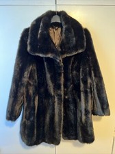 Tissavel Faux Fur Coat Size 16
