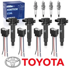 4x UF316 Ignition Coils OEM 90919-02240 For Toyota Yaris Prius Echo Scion XA XB