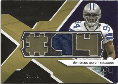 2008 Upper Deck SPx DeMarcus Ware Jersey 35/75 Dallas Cowboys