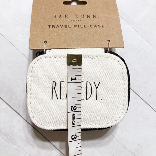 Funda de píldoras de viaje Rae Dunn con organizador de lona de diseñador de moda - Imagen 22 de 29