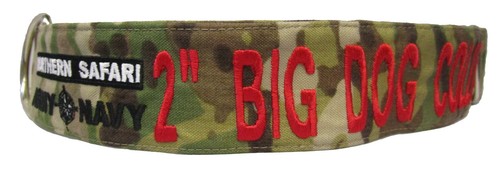 Military and Non-Military Dog Collars 2" High for BIG DOGS! - Picture 4 of 47
