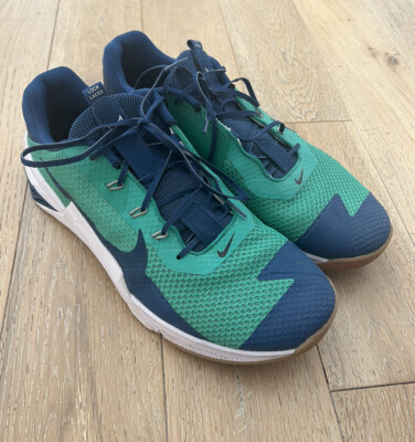 Nike Metcon 7 Men s Size 13 Blue Green Athletic Shoes