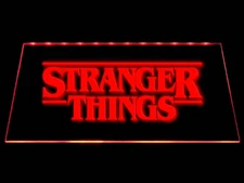 Stranger Things LED Neon Light Sign for Home Cinema Game Room Bar Party Store