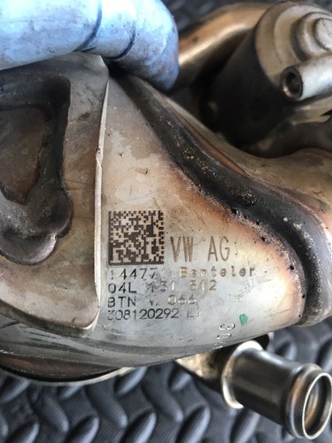 Audi A3 2.0 Tdi 2013 Year 22000 Km Egr Valve Cooler Pipe Hose 04L131512 - Picture 2 of 7