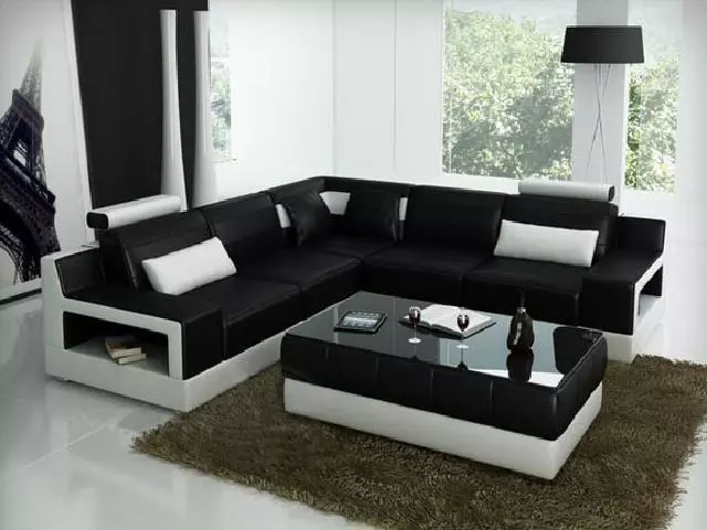 Big l shop shape sofa
