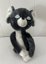 VTG R. Dakin Plush Hugging Mouse Boy Stuffed Animal 1976 Grey White Clasp Hands