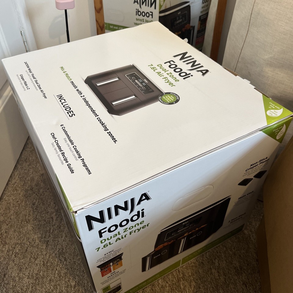 Ninja Foodi Dual Zone Digital Air Fryer eBay