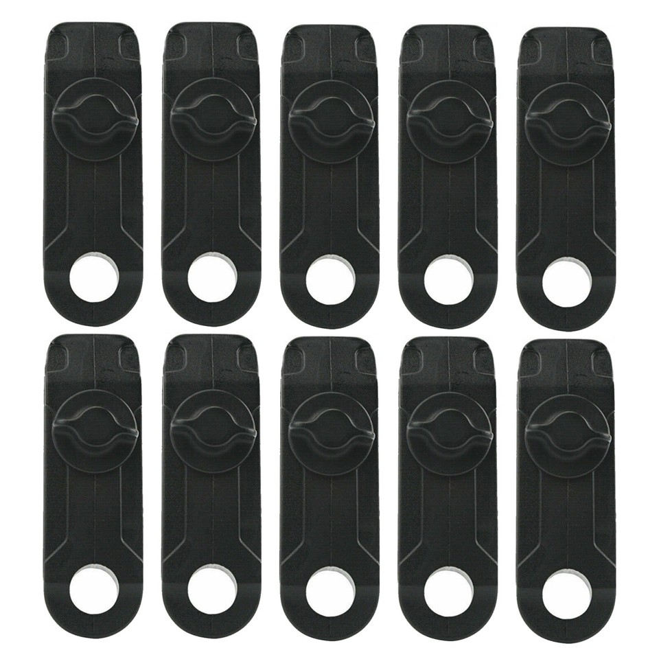 Plastic Reusable Tent Tarp Tarpaulin Caravan Clips Clamps Buckle