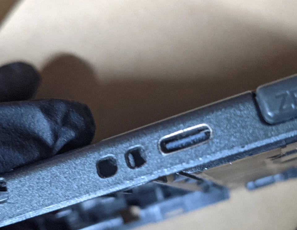 Nintendo New 3DS XL USB-C Replacement charge port w/ cutting jig and fixture - Image 3 of 4