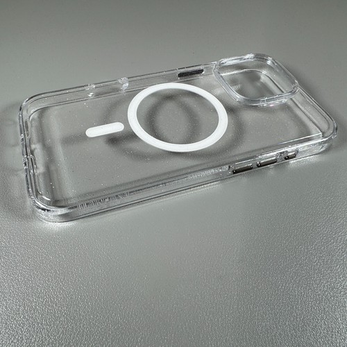 Funda para iPhone 16 Pro Max - Luminosa Transparente con Botones Metálicos | Magnética | MagEasy - Imagen 9 de 18