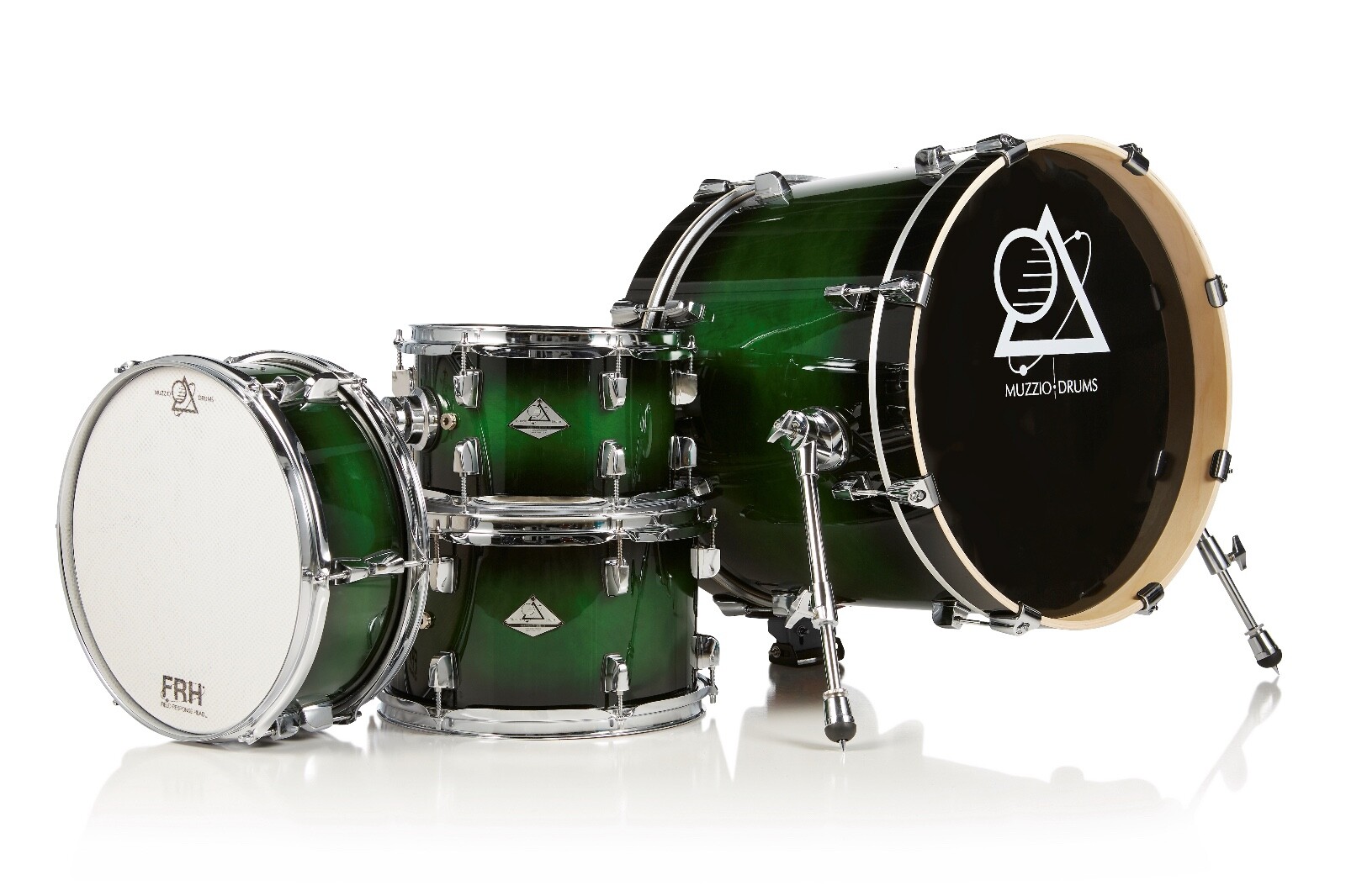 Muzzio Drums Element 2 Electronic Drums Shell Pack Antimony Burst Finish New