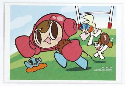 Asobi Store Postcard Game Mr.Driller Sports ver Bandai Namco | eBay