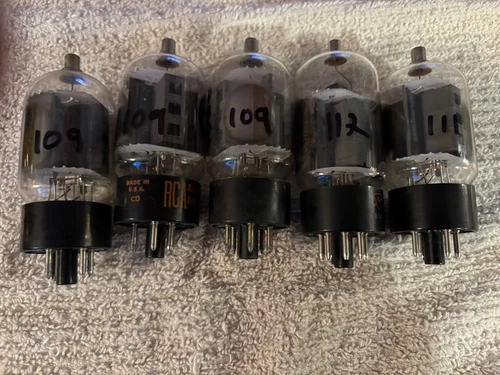 5-6DQ6B 6GW6 RCA radio audio vintage amplifier vacuum tubes valves tested