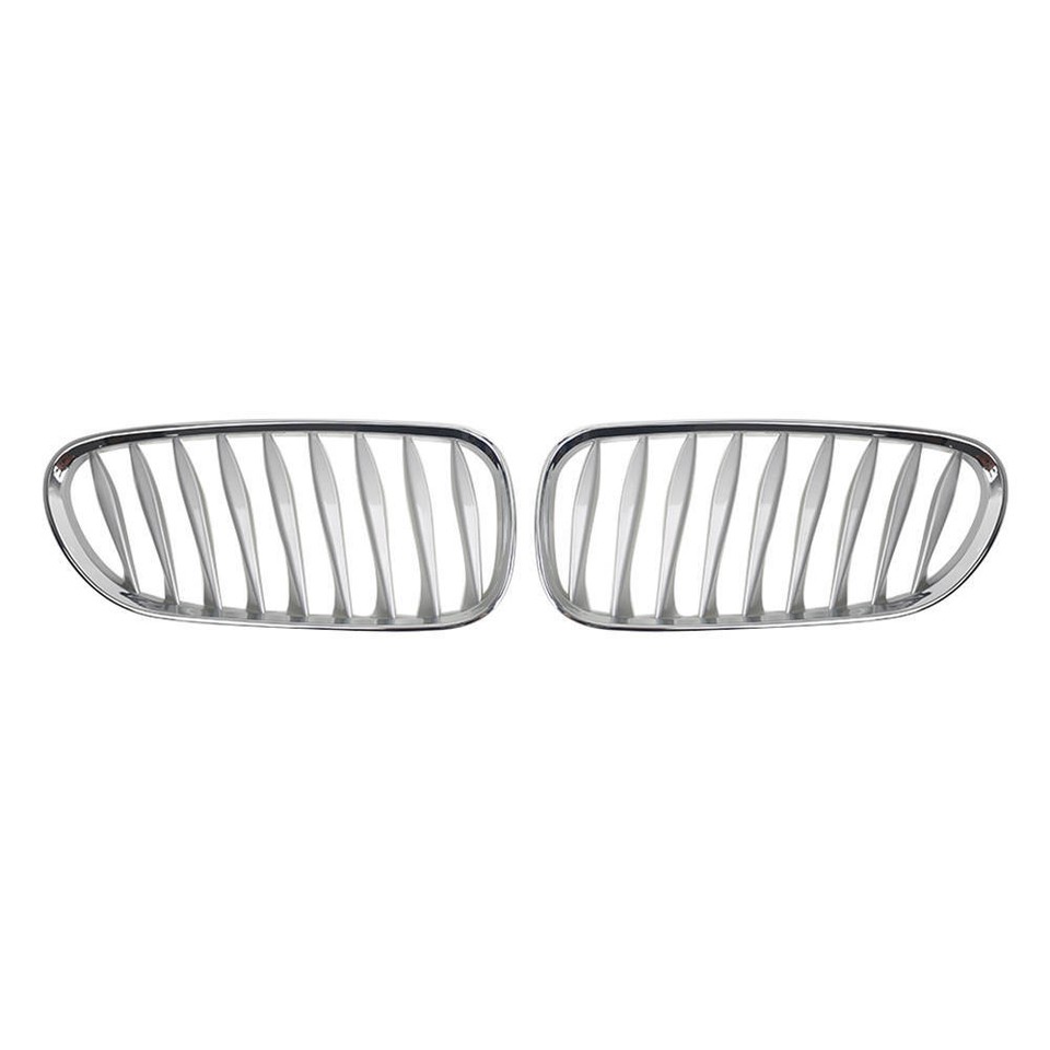 Matte Black Kidney Grille Set For BMW Z4 E85 E86 Coupe & Roadster (2003-2008)