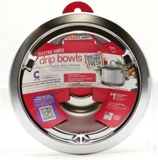 Range Kleen -  Drip bowls Electric range, C-Style, #179A Heavy Duty Chrome