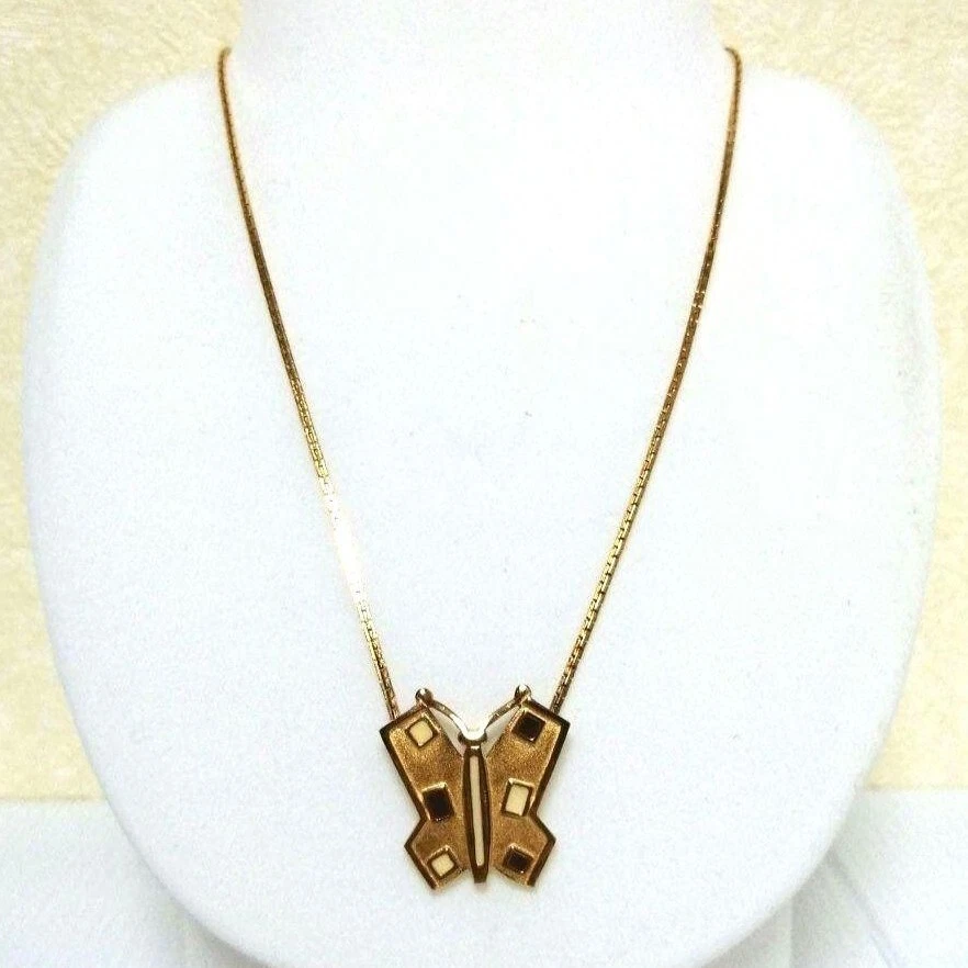 GIVENCHY Collana Vintage 1980 Ciondolo Tono Oro L 40cm