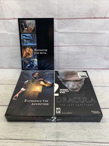 Dracula The Last Sanctuary and Dracula Resurrection Pc Big Box 2 For 1 Variant - Picture 7 of 10