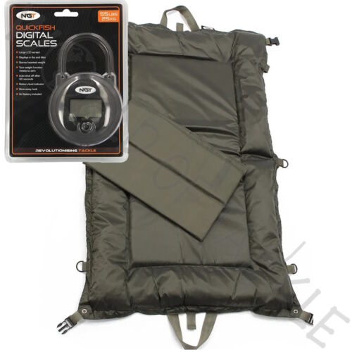 NGT Unhooking Beanie Mat Weigh Sling Scales Fish Aid Spray Carp Fishing - Imagen 11 de 24