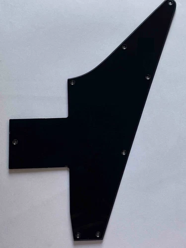 Guitar Pickguard For Gibson Explorer 76 Reissue Blank.1-Ply Black