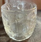 Vintage McDonalds Flintstones Glass Mug Cup 1993 Clear Frosted ROCKY ROAD  — photo 4