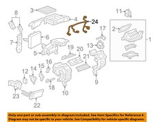 GM OEM 10-12 Equinox Evaporator Heater Components-Harness 25952792