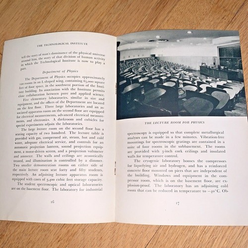 Libro 1940 EL INSTITUTO TECNOLÓGICO - UNIVERSIDAD NOROESTE - Imagen 7 de 11