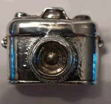 Vintage Miniature Sterling Silver Camera Stamped 925 Dove About 1" Tall
