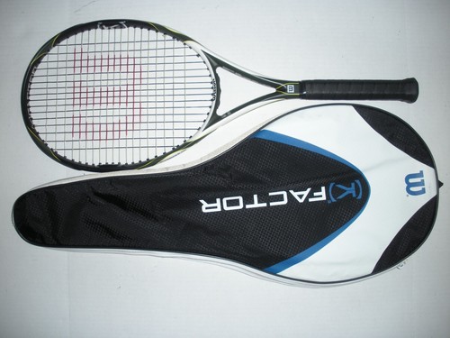 Racchetta Da Tennis Wilson PRO.SIX 100 (K) Fattore 4 – Pre-incordata – Nuova – 1/4 O 1/2